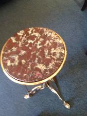 Art Nouveau French Brass Gueridon 19th Century Stand