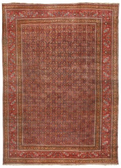 Extremely Fine Antique Oversize 19th Century Meshed Carpet