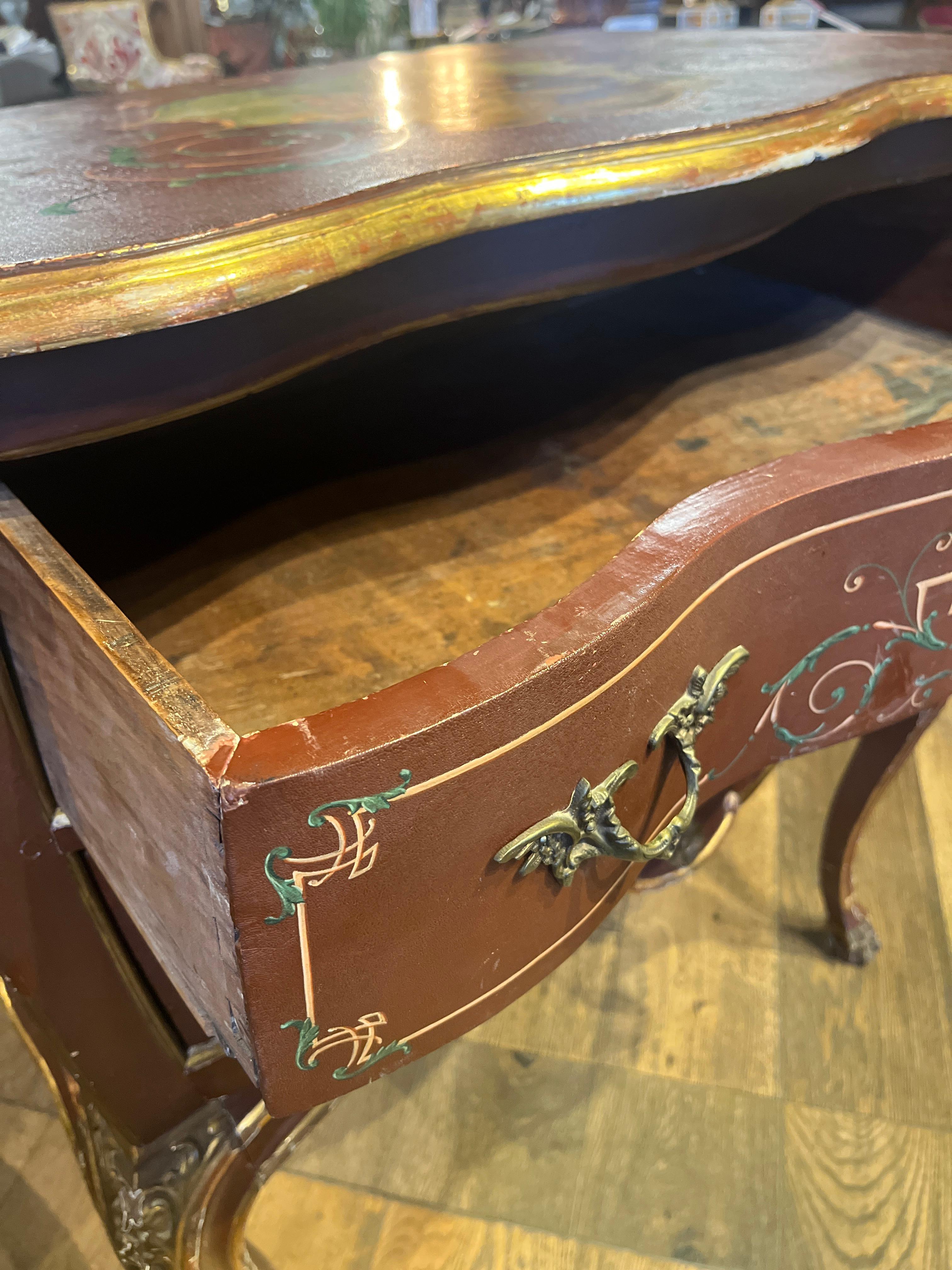 18th Century Venetian Painted Chest For Sale 3