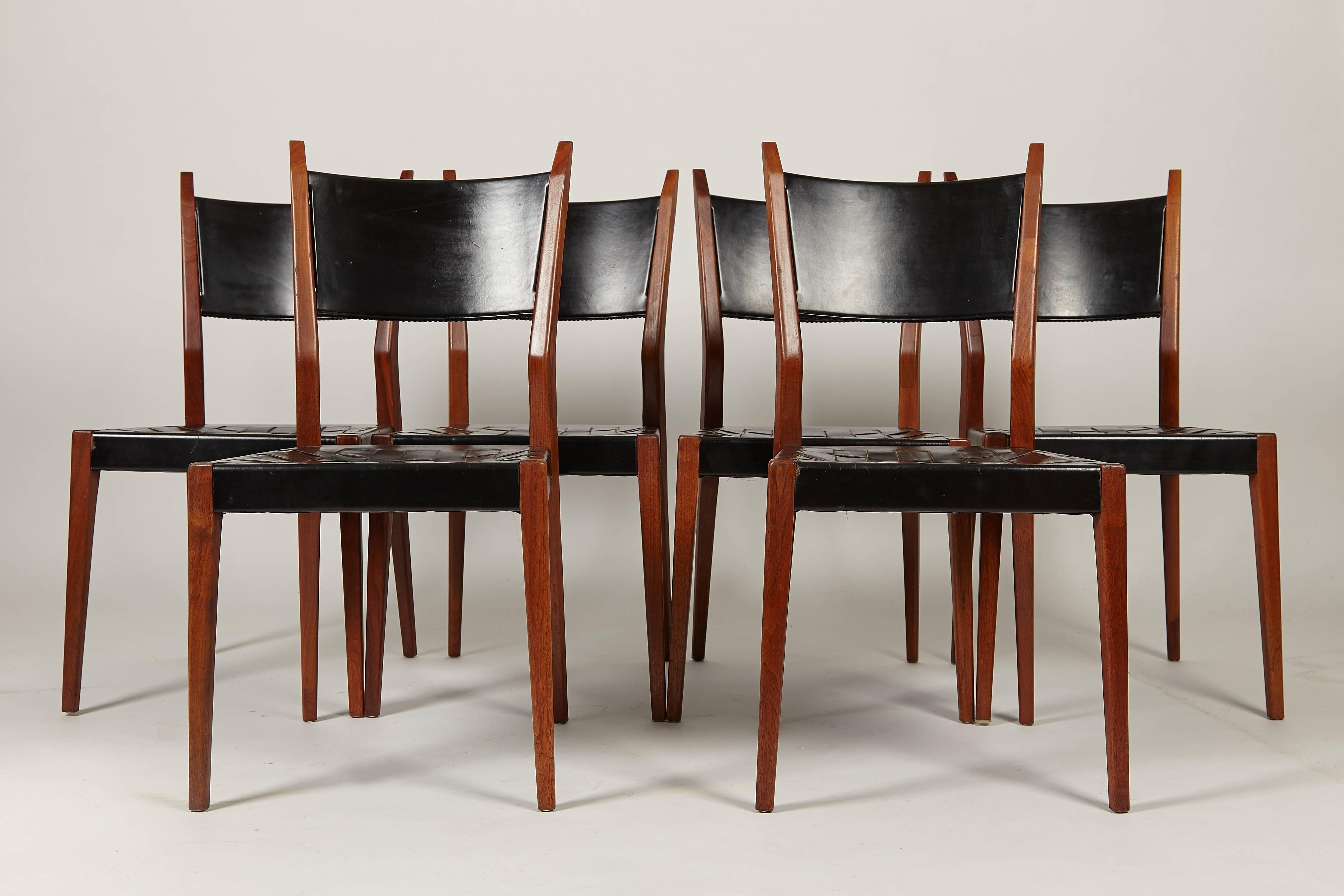 Six Paul McCobb Dining Chairs for Calvin, circa 1960s 3
