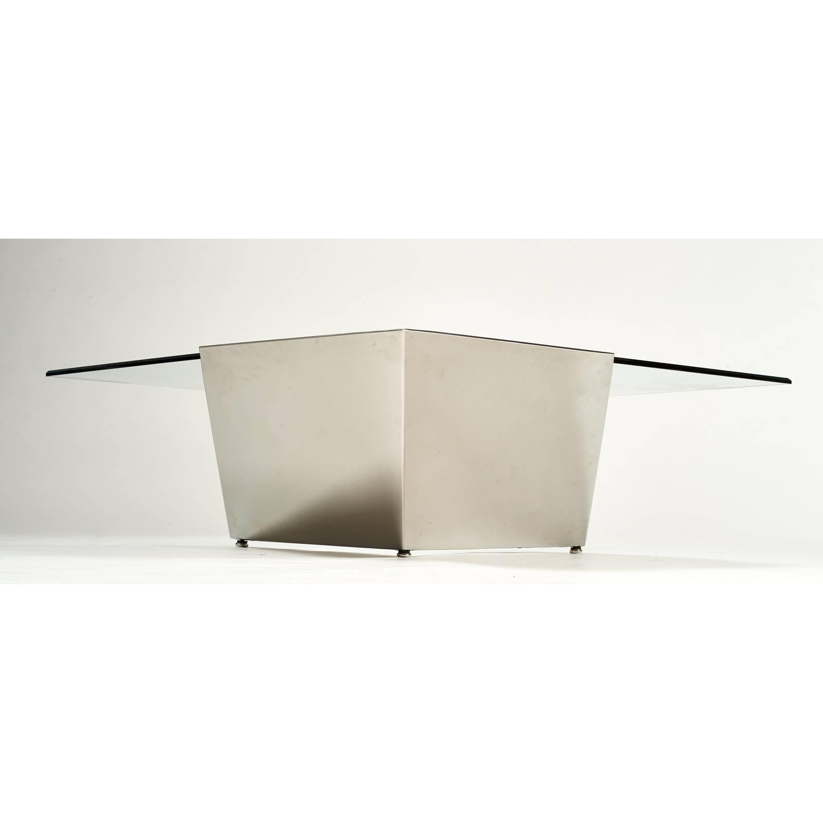 Stunning Late 1990s Brueton Cantilever Coffee Table 1