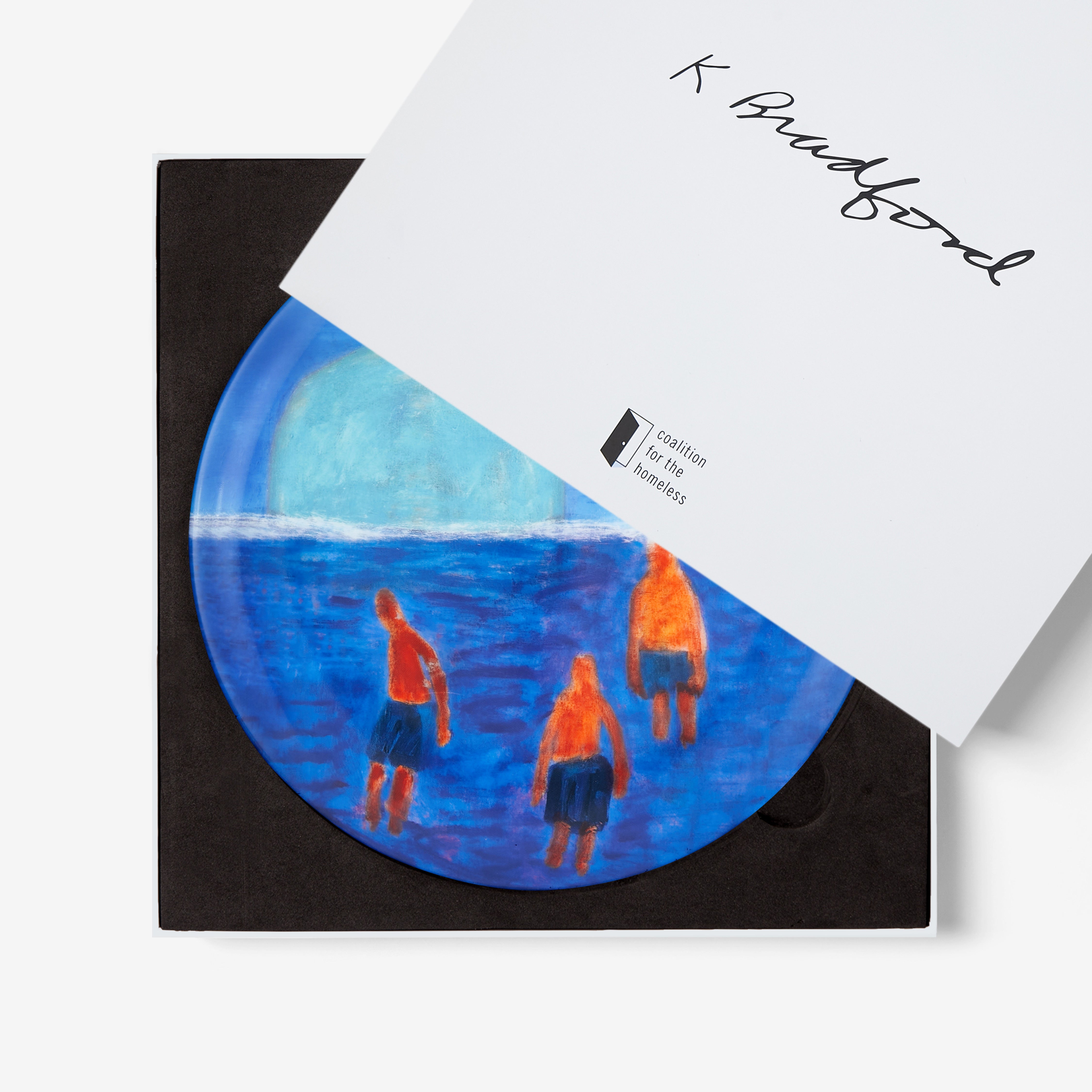 Katherine Bradford – Teller aus feinem Bone China in limitierter Auflage im Angebot