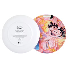 Assiette en porcelaine fine « Katherine Bernhardt » - Édition signée