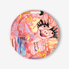 Katherine Bernhardt Fine Bone China Plate - Signed Edition