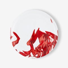 Wade Guyton Teller aus feinem Bone China – Limitierte Auflage