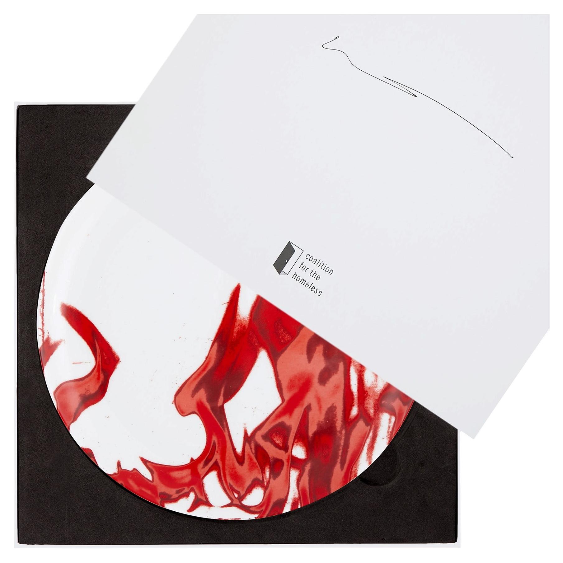 Wade Guyton Fine Bone China Plate - Limited Edition