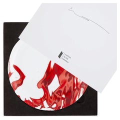 Wade Guyton Teller aus feinem Bone China – Limitierte Auflage