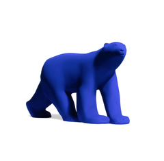 „L'Ours Pompon“ von François Pompon, in Anlehnung an Yves Klein