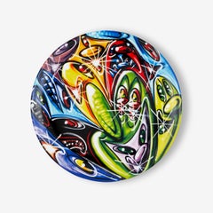 Piatto in porcellana fine di Kenny Scharf - Edizione limitata