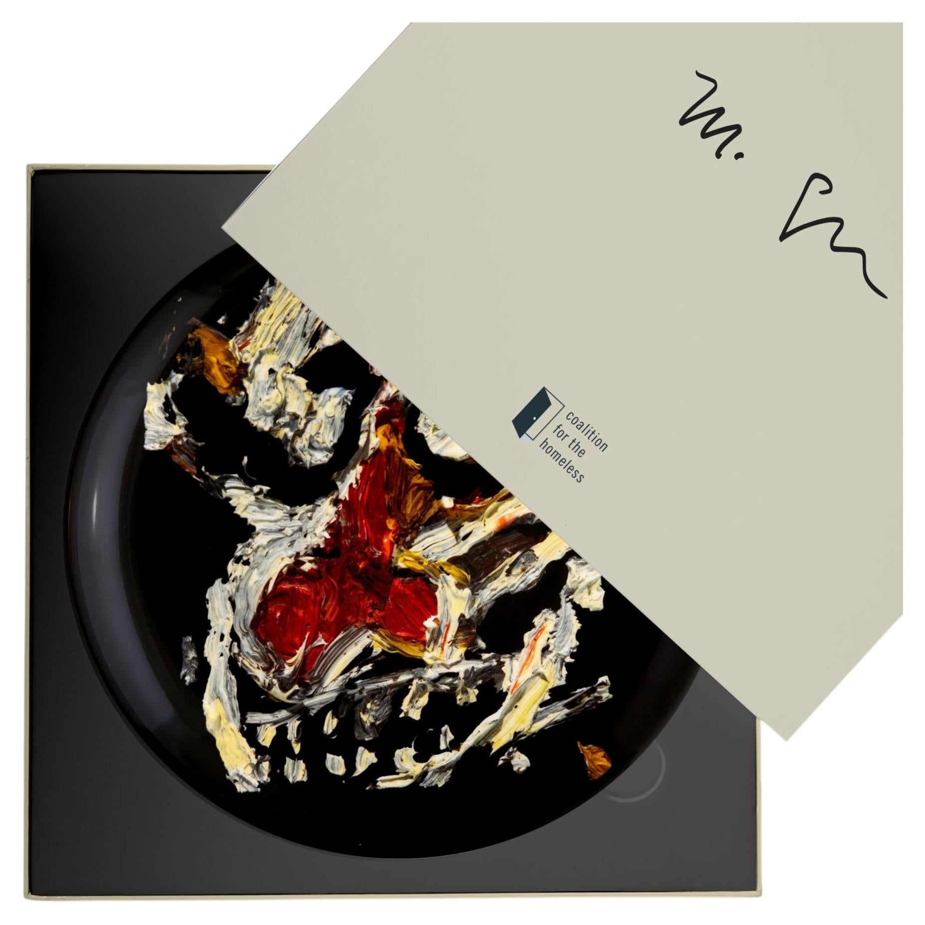 Plato de porcelana fina de Mark Grotjahn - Edición limitada