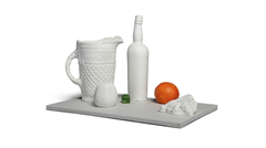 Classical Still Life Centerpiece and Vase by George Segal, Limited Edition