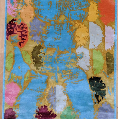 Alfombra «Orchard» de Keltie Ferris, edición limitada, seda anudada a mano