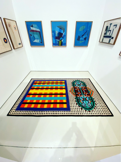 Alfombra «America 1» de Nathalie Du Pasquier, edición limitada, lana de Nueva Zelanda