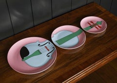 Violin Plates by Michael Craig-Martin