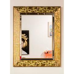 Mid-Century Large-Scale Wall Mirror