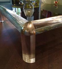 Lucite Coffee Table in the Style of Karl Springer