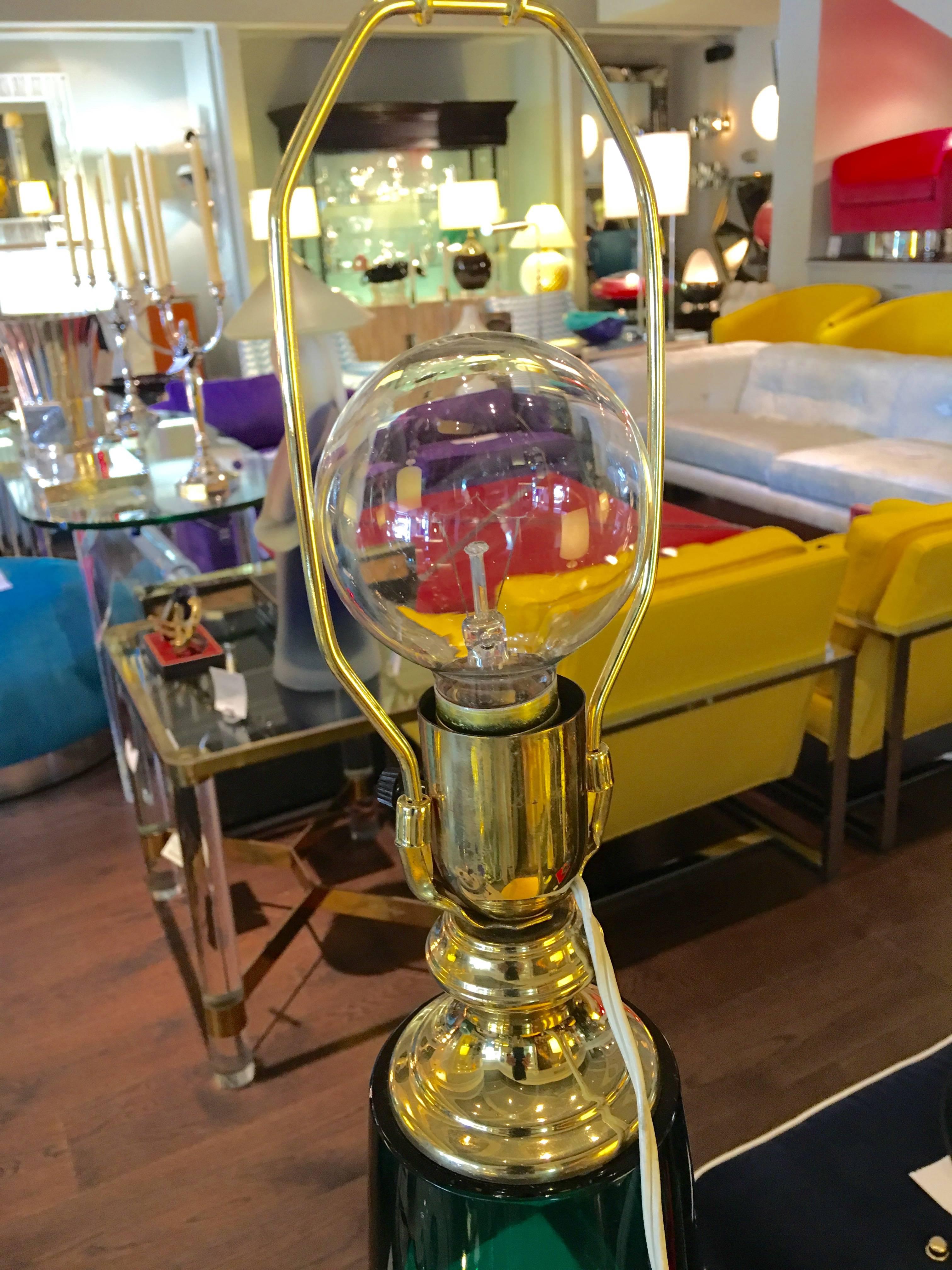 Mid-Century Modern Flavio Poli for Seguso Table Lamp For Sale