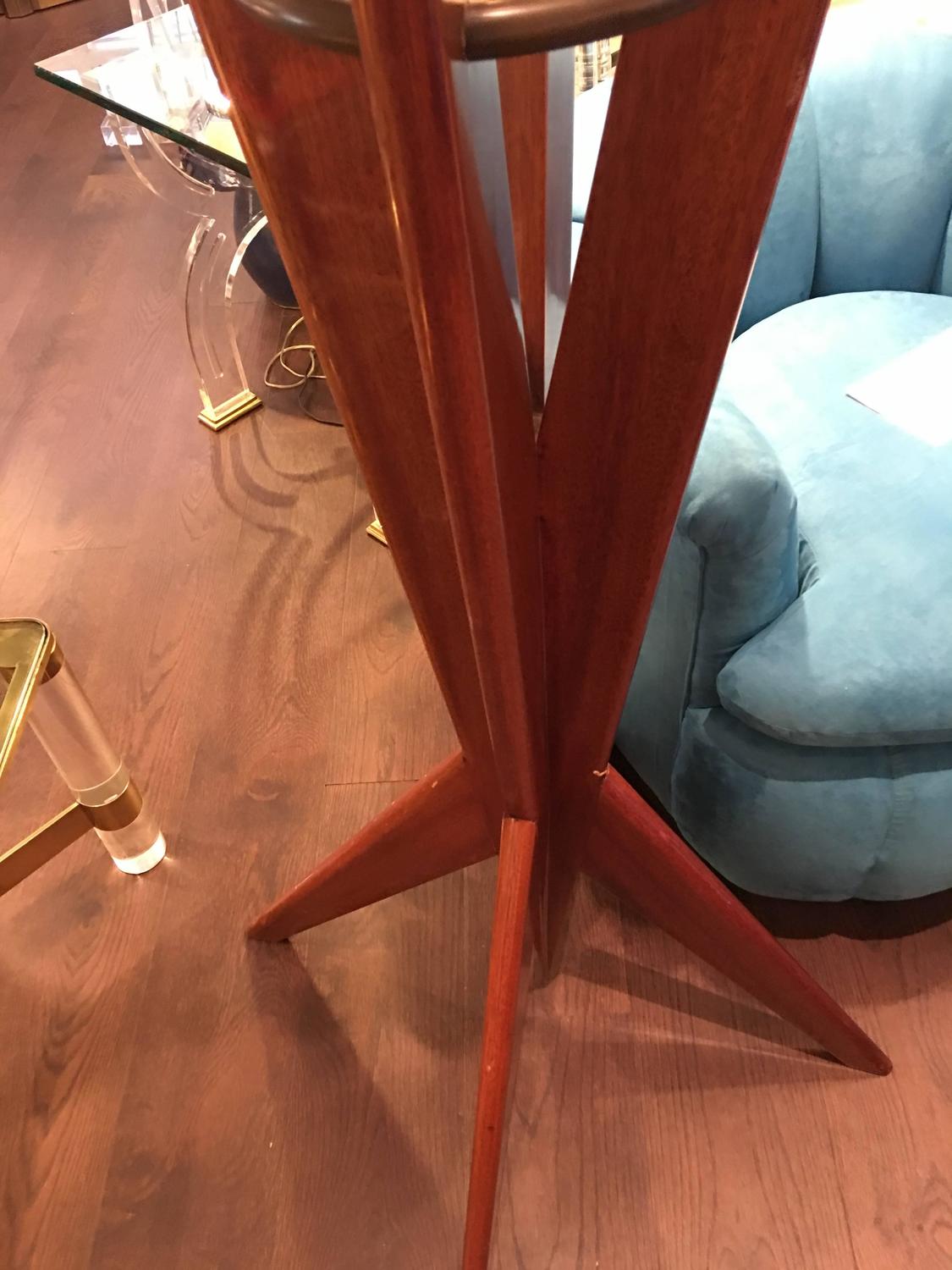 Mid-Century Modern Wood Coat Stand For Sale at 1stdibs