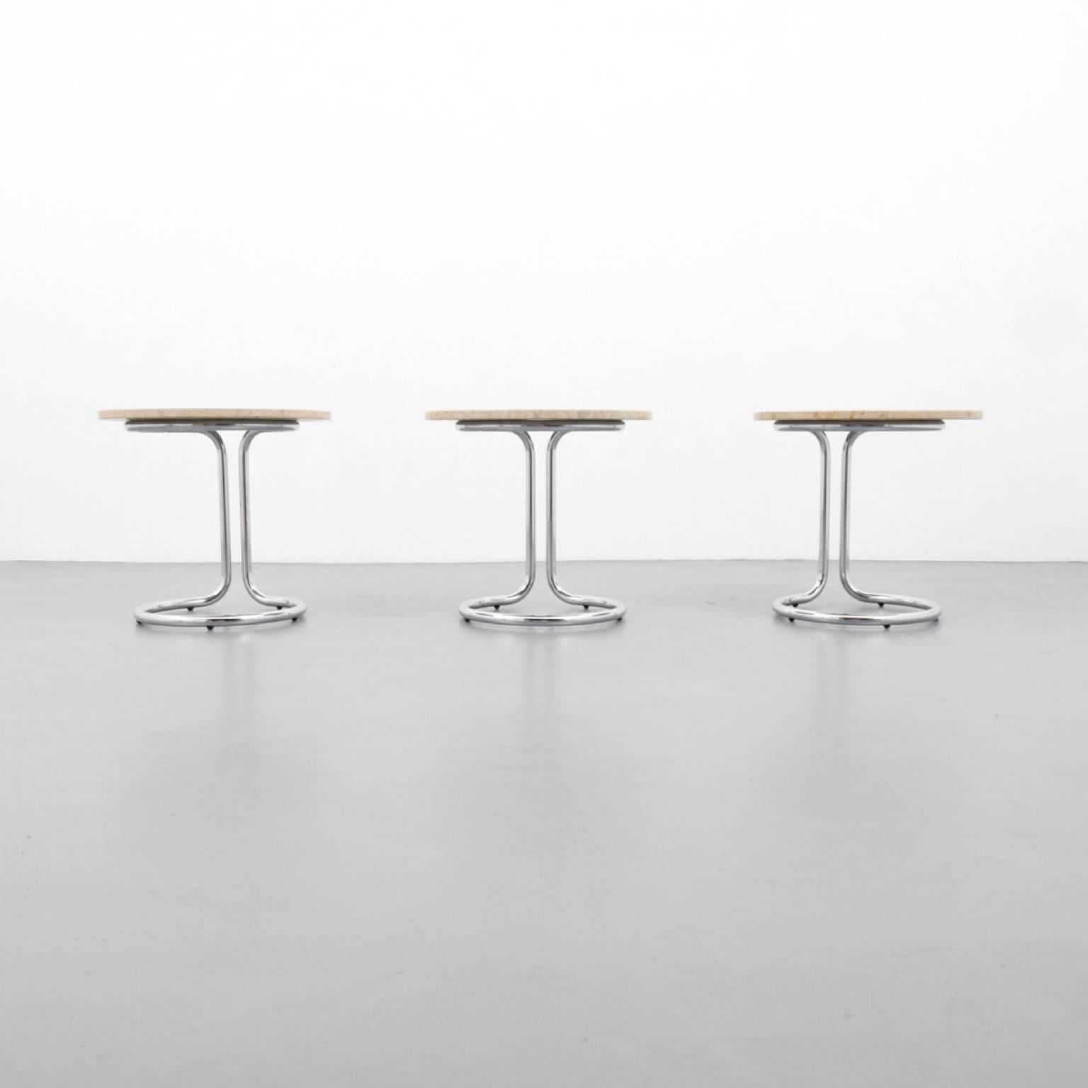 American Set of Three End Tables in the Manner of Pace Collection For Sale