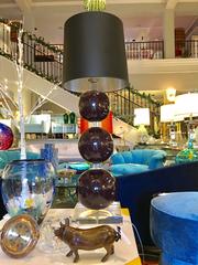 Monumental Lucite Table Lamp