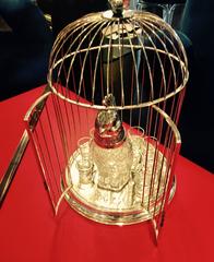 English Liquor Birdcage Decanter Set