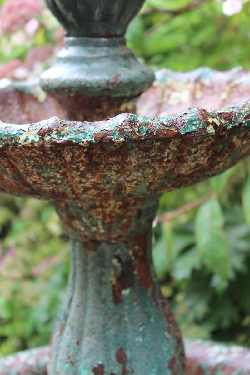 Great Britain (UK) 19th Century English Cast-Iron Garden Fountain