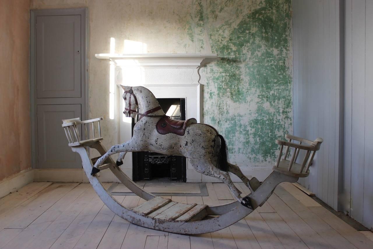 Victorian Late 19th Century English Rocking Horse