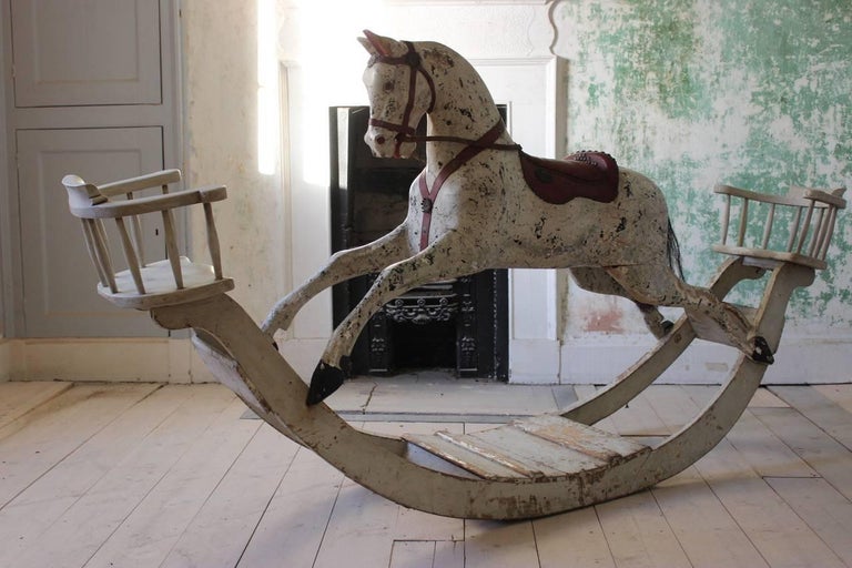 Late 19th Century English Rocking Horse at 1stDibs
