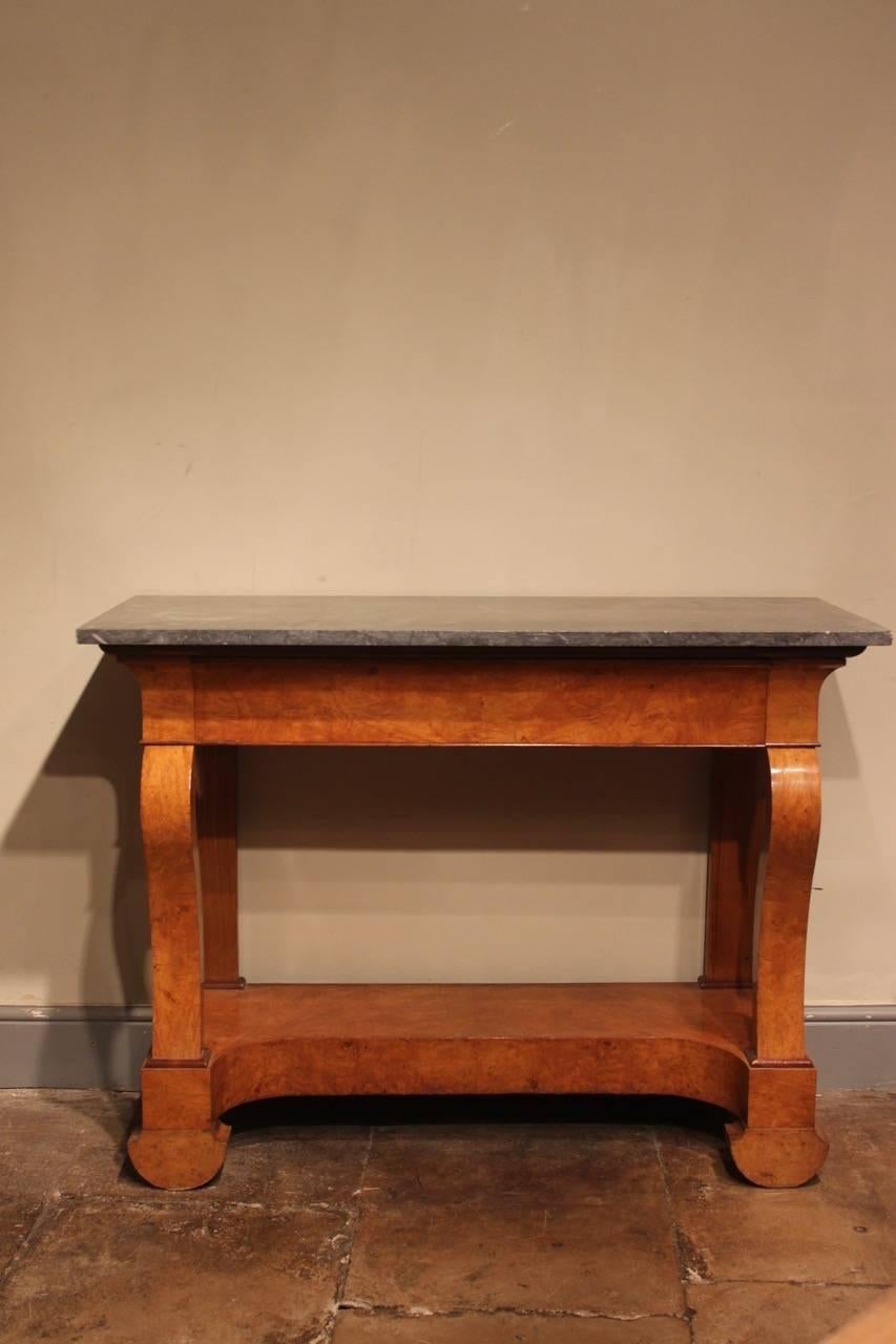 Stylish 19th Century French Ash Console Table In Excellent Condition For Sale In Gloucestershire, GB
