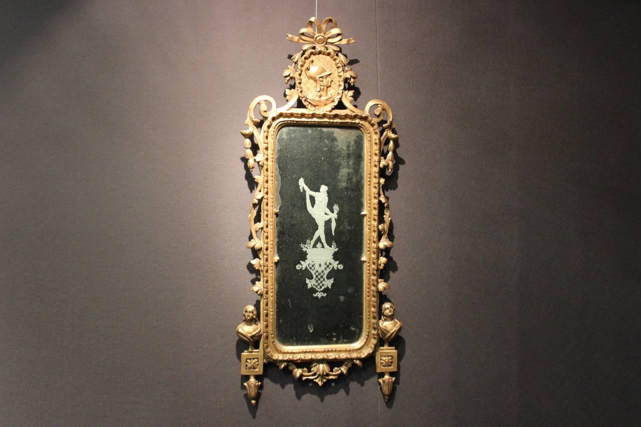 Fine 18th Century Venetian Pier Mirror For Sale 3