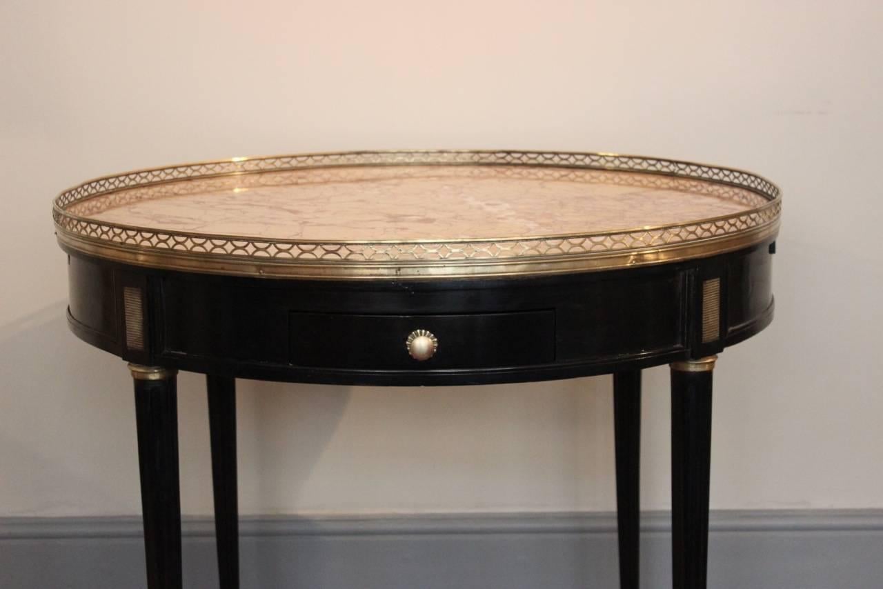 Fine 19th Century French Ebonised Bouillotte Table 2