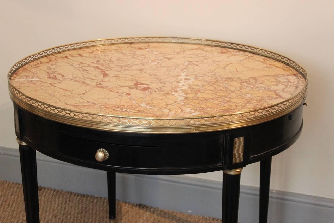 Fine 19th Century French Ebonised Bouillotte Table 1