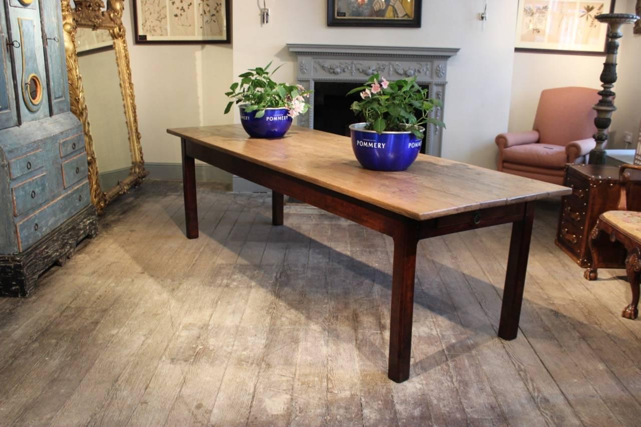 Large 19th Century French Farmhouse Dining Table In Good Condition In Gloucestershire, GB
