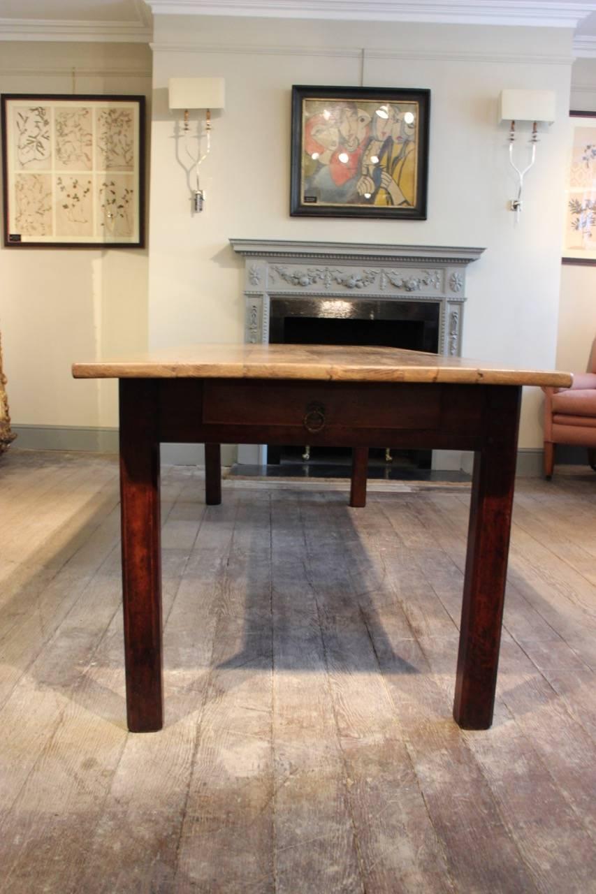 Large 19th Century French Farmhouse Dining Table 1