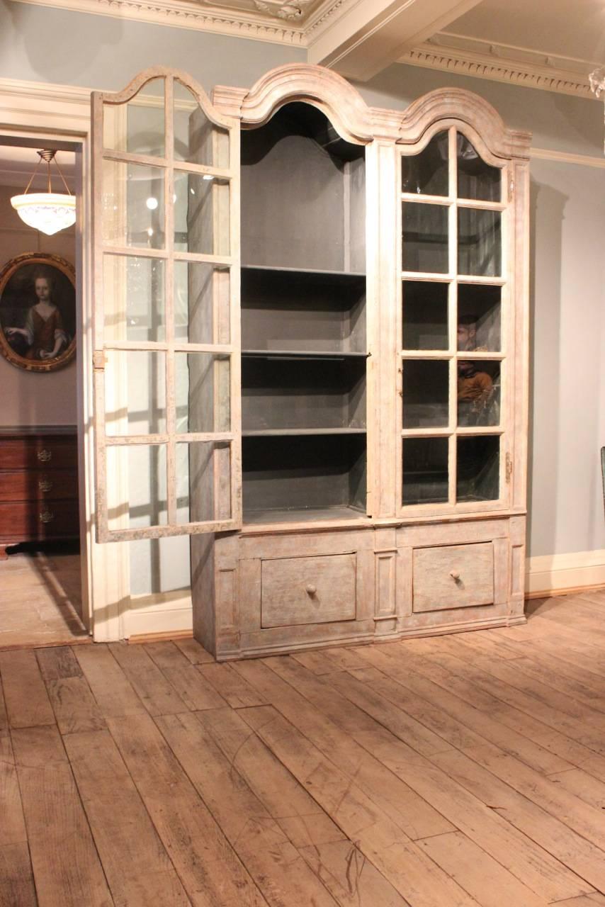 Early 18th Century North European Country House Bookcase 1