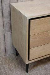 Mid-20th Century Bleached Oak Commode