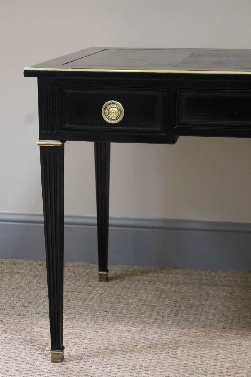 Late 19th Century French Ebonized Desk In Good Condition In Gloucestershire, GB