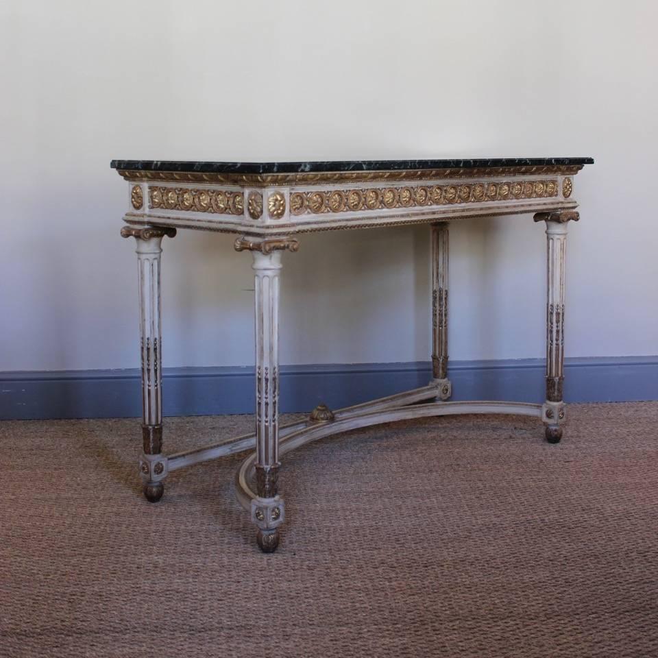 Wood 19th Century Neoclassical Console Table