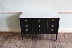 French Ebonized Commode in the Louis XVI Taste, circa 1940s