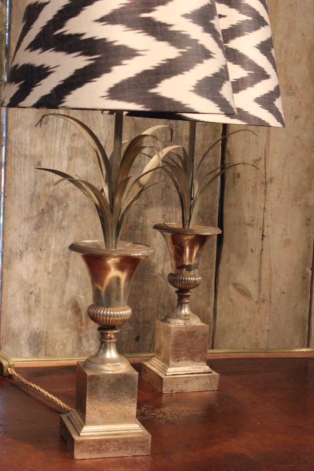 Pair of Mid-20th Century Maison Charles Table Lamps In Good Condition In Gloucestershire, GB