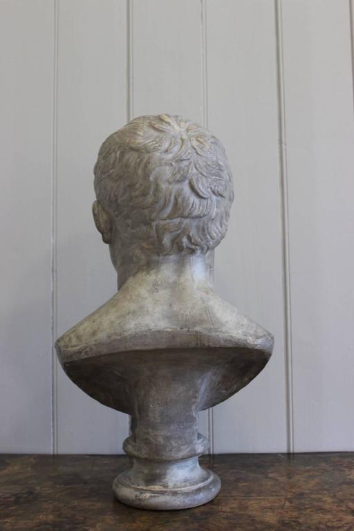 Antique Plaster Classical Bust Of Agrippa At 1stdibs