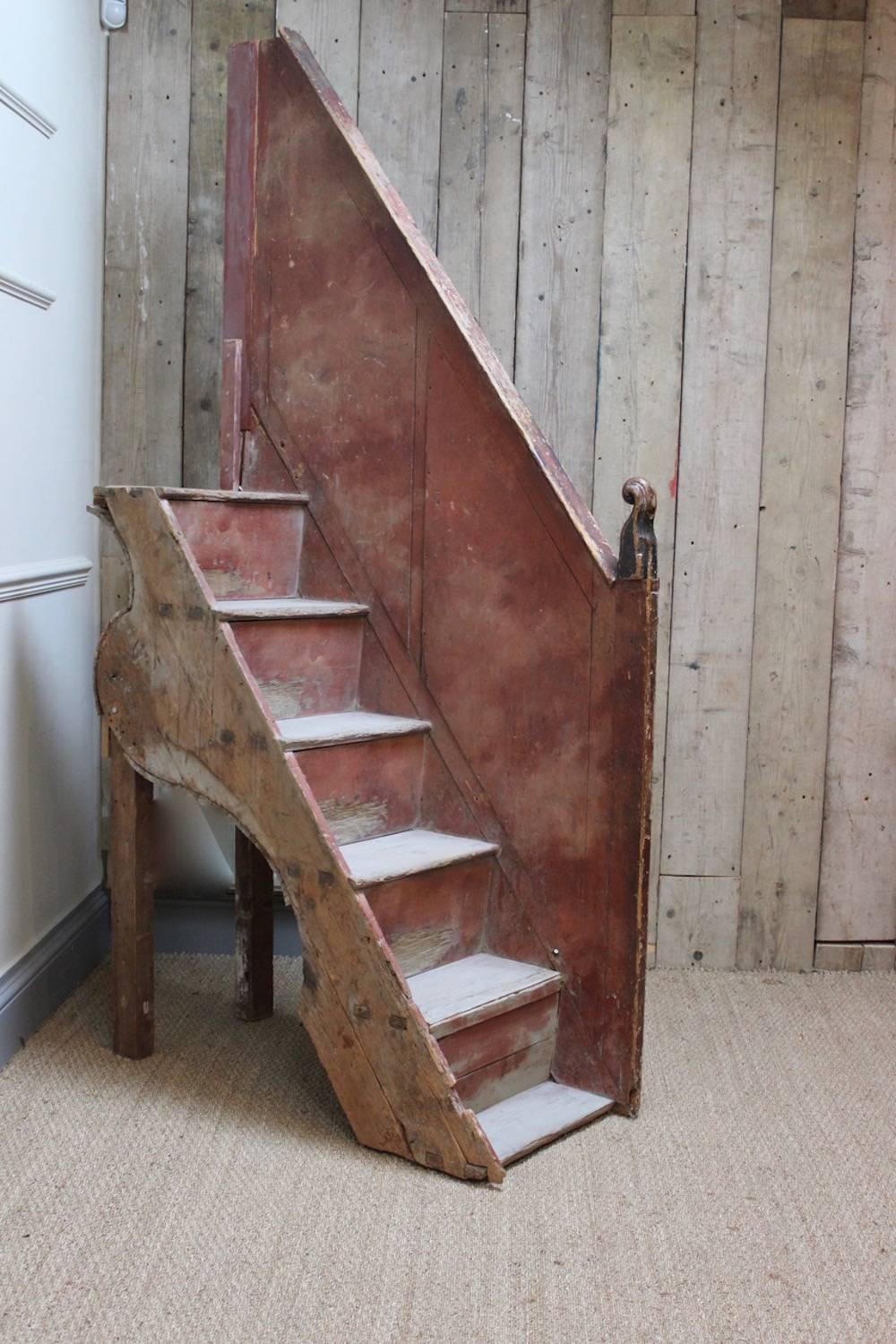 18th Century Italian Painted Staircase In Fair Condition In Gloucestershire, GB