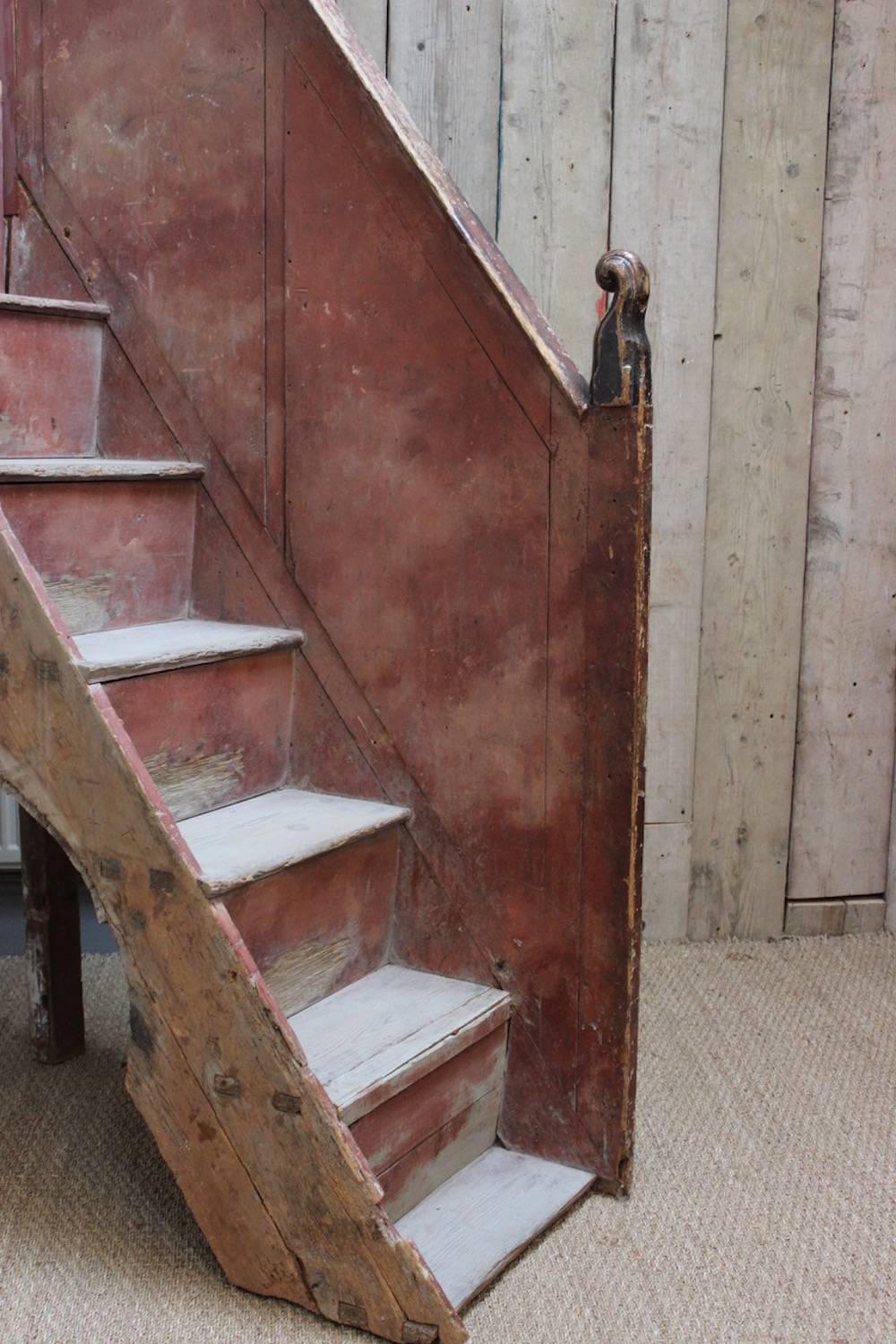 18th Century Italian Painted Staircase 1