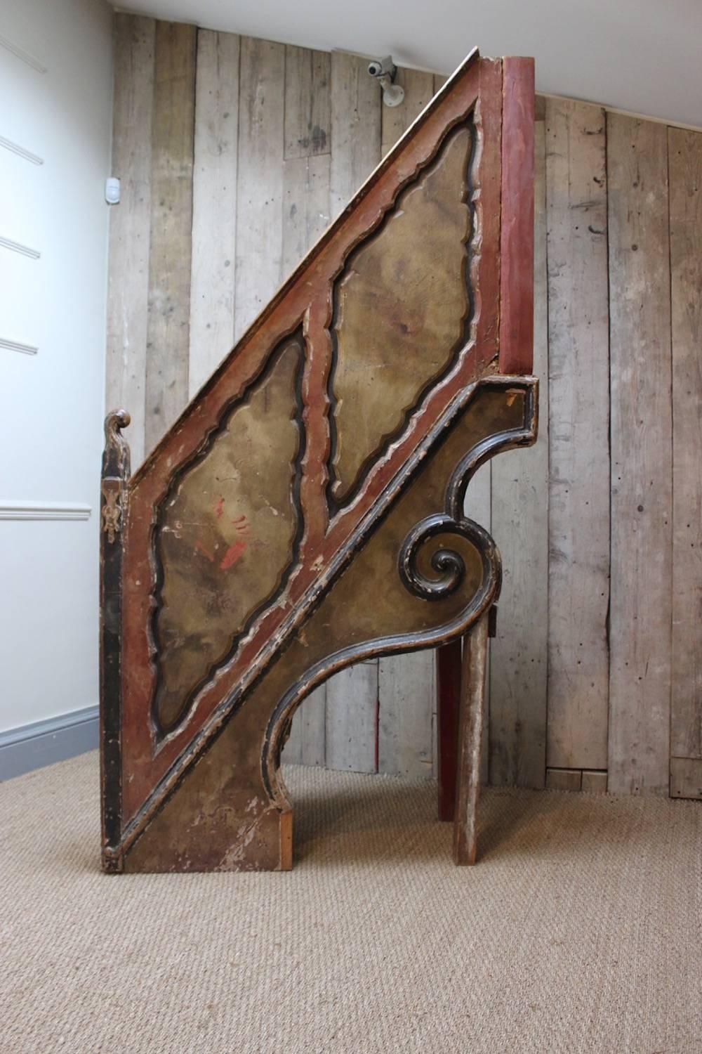 18th Century Italian Painted Staircase 2