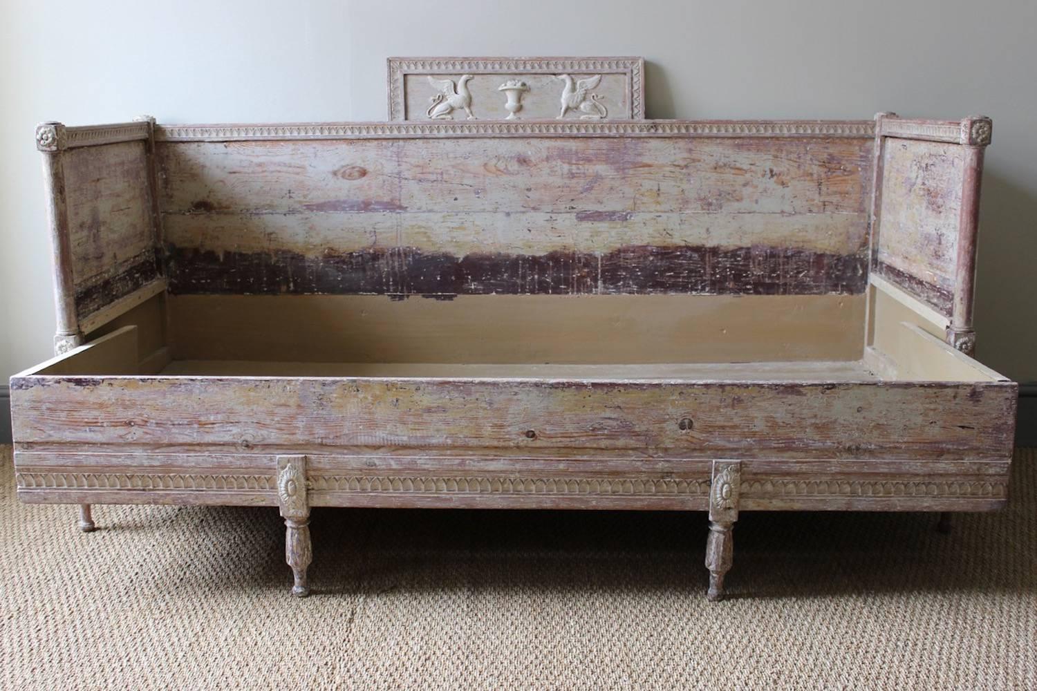 Swedish Late 18th Century Gustavian Settee 3