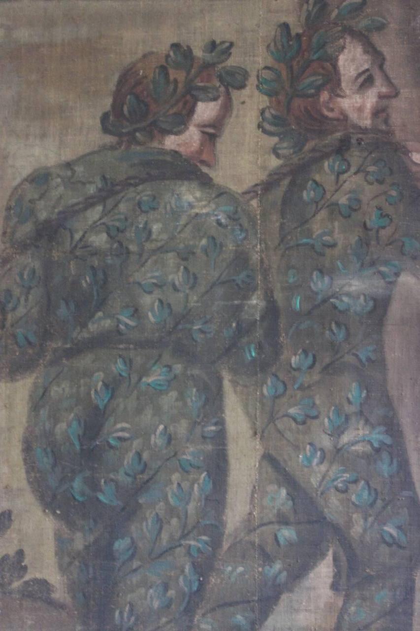 Unusual Late 19th Century Spanish Oil on Canvas 1