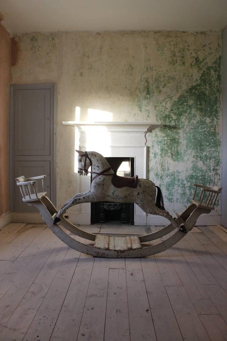 Late 19th Century English Rocking Horse at 1stDibs