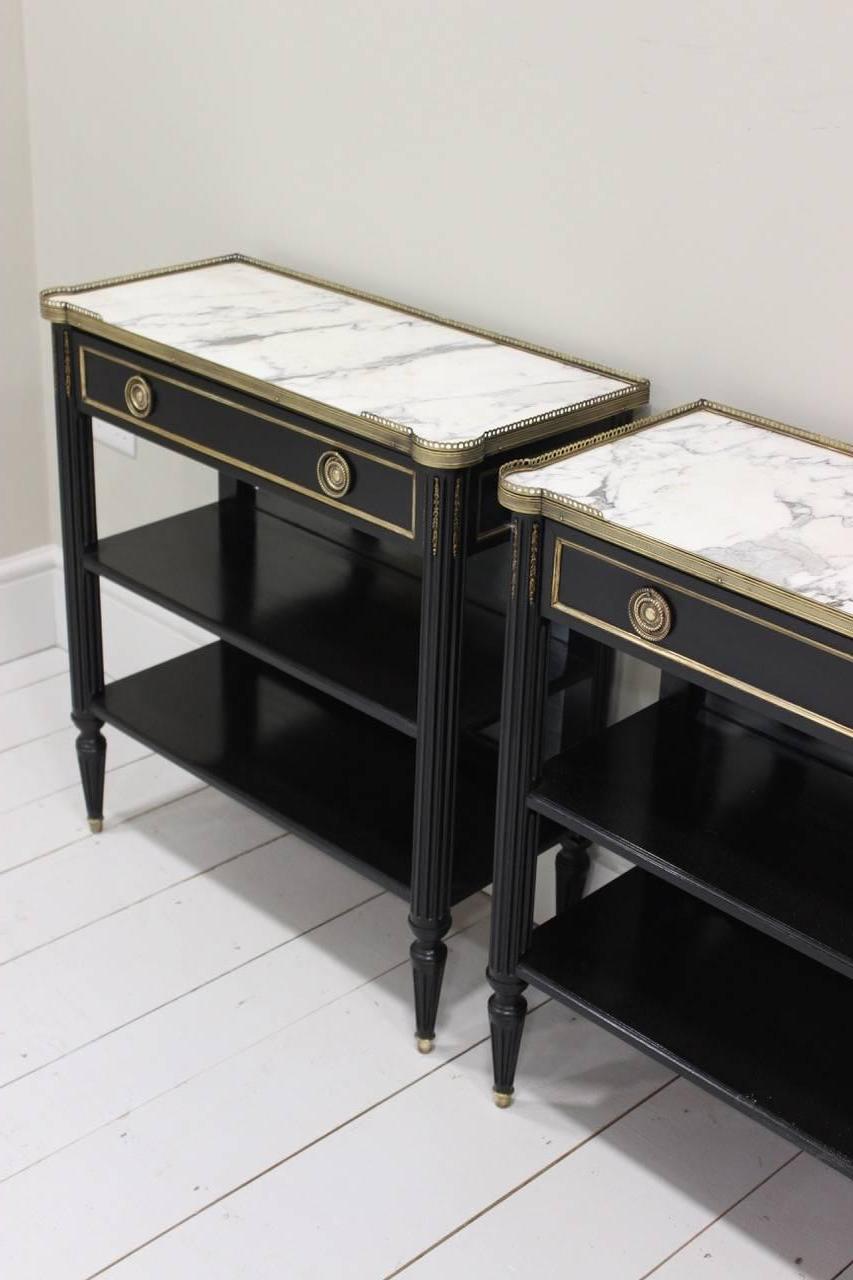 Louis XVI Stylish Pair of 1940s French Consoles