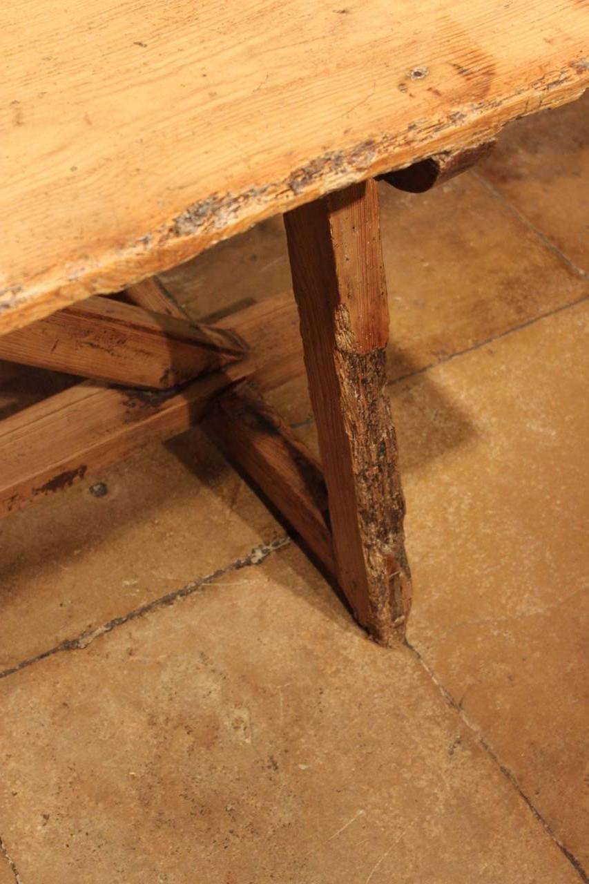 Untouched and Rare 18th Century Spanish Pine Table 6
