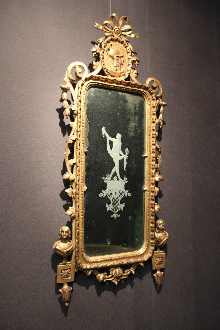 Fine 18th Century Venetian Pier Mirror For Sale 4